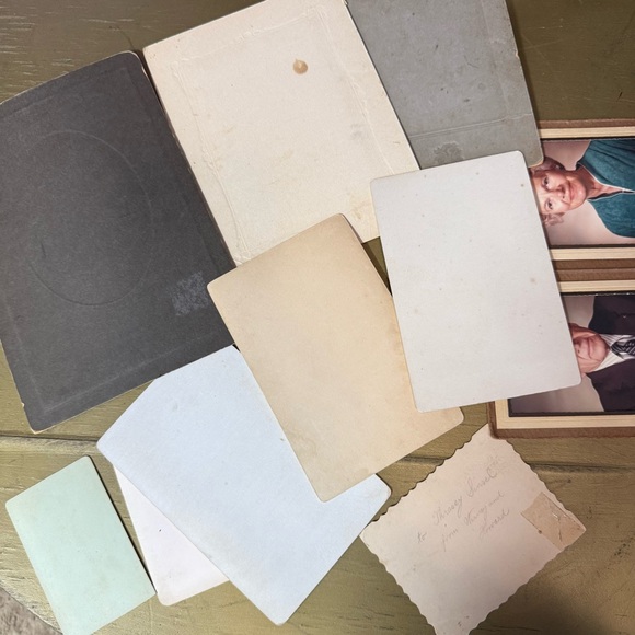 Vintage Cabinet Card Lot 10 Piece Antique Pictures Photographs - Picture 9 of 10